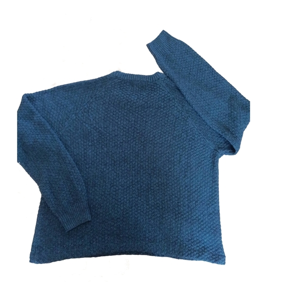 Primark Dark Forest Green Textured Crewneck Sweater *Not Navy* - Picture 7 of 7